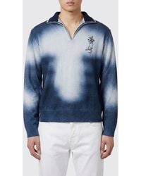 Vivienne Westwood - Printed Merino Wool And Cashmere Pullover - Lyst