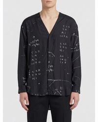 Rick Owens - Printed Cotton Blend Shirt - Lyst