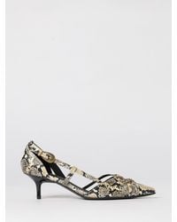 Pinko - Python Print Leather Pumps - Lyst
