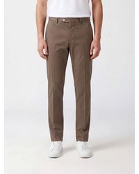 Brunello Cucinelli - Cotton Trousers - Lyst
