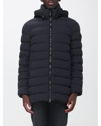 Peuterey - Quilted Polyester Hooded Down Jacket With Contrast Logo - Lyst