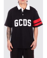 Gcds - Cotton Polo Shirt With Logo - Lyst