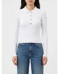 Michael Kors - Viscose Knit Polo Shirt - Lyst