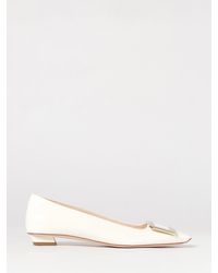 Roger Vivier - Belle Vivier Patent Leather Ballerinas - Lyst