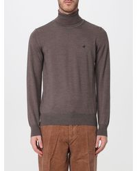 Brooksfield - Basic Slim Fit Wool Turtleneck Jumper With Ribbed Trims - Lyst