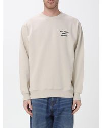 Drole de Monsieur - Cotton Crewneck Sweatshirt With Logo - Lyst