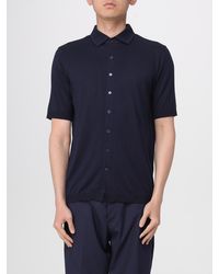 Kangra - Knit Polo Shirt - Lyst