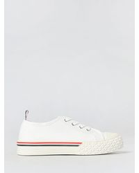 Thom Browne - Collegiate Cotton Canvas Sneakers - Lyst