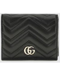 Gucci - Gg Marmont Matelassé Nappa Wallet - Lyst