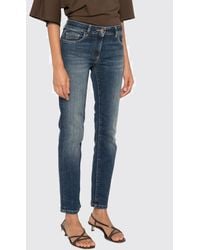 Elisabetta Franchi - Mid-Rise Slim Fit Skinny Jeans - Lyst