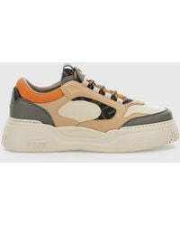 Fendi - Force Leather Sneakers - Lyst