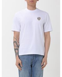 Blauer - Basic Cotton T-Shirt With Logo - Lyst