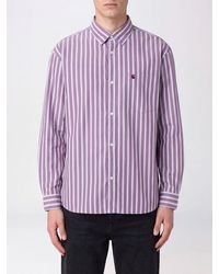 Carhartt - Cotton Poplin Shirt With Embroidered Logo - Lyst