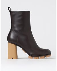 Bottega Veneta - Shore Dark Leather Boot - Lyst