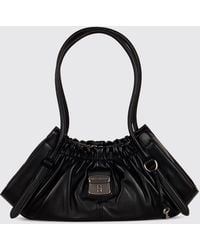 Marc Jacobs - The Cristina Leather Shoulder Bag With Double Handle And Padlock - Lyst