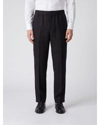 Lardini - Linen Wide-Leg Trousers - Lyst