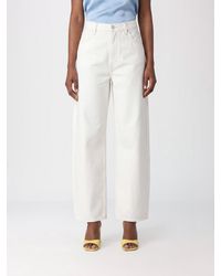 FRAME - High-Waisted Wide Leg Jeans - Lyst