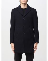 Grey Daniele Alessandrini Synthetic Coat in Black for Men Mens Coats Grey Daniele Alessandrini Coats 
