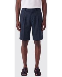 PT Torino - Linen And Cotton Blend Chino Shorts - Lyst