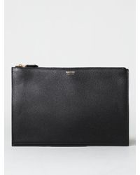 Tom Ford - Clutch In Grained Leather - Lyst