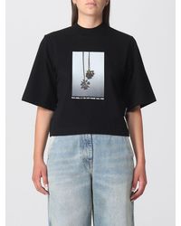 Palm Angels - Boxy T -Shirt mit Druck - Lyst