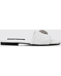 Philipp Plein - Quilted Leather Low-Heel Mules With Skull Detail - Lyst
