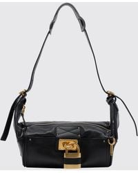 Chloé - Chlo&Eacute Paddington Grained Calfskin Shoulder Bag With Padlock - Lyst