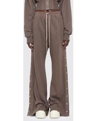 Rick Owens - Wide Leg Cotton Trousers - Lyst