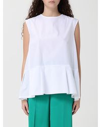 Max Mara - Top Con Fiocco Posteriore - Lyst