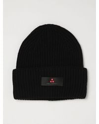 Peuterey - Ribbed Wool And Cashmere-Blend Beanie With Cuff And Logo - Lyst