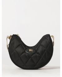 Burberry - Horseshoe Quilted Nylon Twill Shoulder Bag With Ekd Logo - Lyst