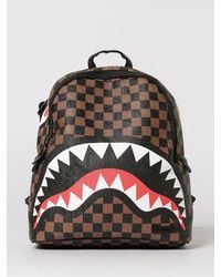 Sprayground - Check 2 Emboss Savage Saffiano Faux Leather Check Backpack - Lyst