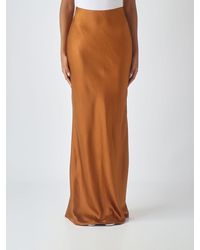 Elisabetta Franchi - Croc-Print Faux Leather Midi Pencil Skirt - Lyst