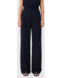 Fabiana Filippi - Linen Blend Wide Leg Trousers - Lyst