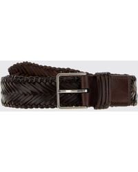 The Row - Braided Leather Belt With Pin Buckle - Lyst