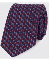 Gucci - Gg Silk Tie - Lyst