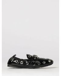 Marc Jacobs - Patent Leather The Grommet Jude Loafers With Metal Eyelets - Lyst