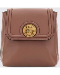 Chloé - Chlo&Eacute Horse Medal Leather Backpack - Lyst