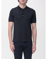 Emporio Armani - Knitted Polo Shirt - Lyst