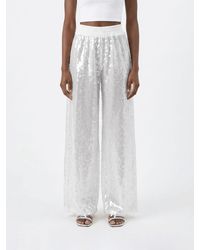 Norma Kamali - Sequin Palazzo Pants - Lyst