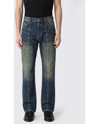 Versace - Used Denim Straight Jeans - Lyst