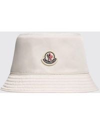 Moncler - Nylon Bucket Hat With Logo - Lyst