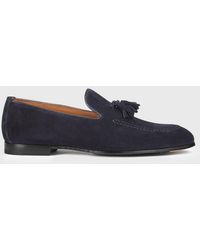 Doucal's - Suede Loafers With Tassels - Lyst