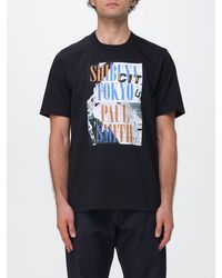 Paul Smith - Graphic And Slogan Print Organic Cotton Crewneck T-Shirt - Lyst
