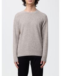 Brooksfield - Herren-Pullover Mit Rundhalsausschnitt Aus Reiner Wolle Mit Rippbündchen - Lyst