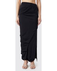 Entire studios - Stretch Cotton Long Skirt - Lyst