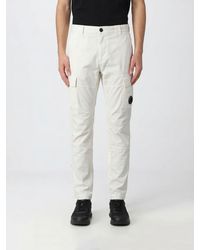 C.P. Company - Stretch Cotton Cargo Trousers - Lyst