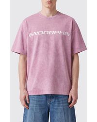 MSGM - Cotton T-Shirt With Slogan Print And Dropped Shoulders - Lyst