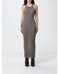 Rick Owens - Viscose And Silk Tank Dress - Lyst