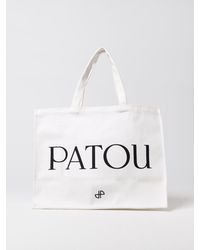 Patou - Cotton Canvas Tote Bag - Lyst